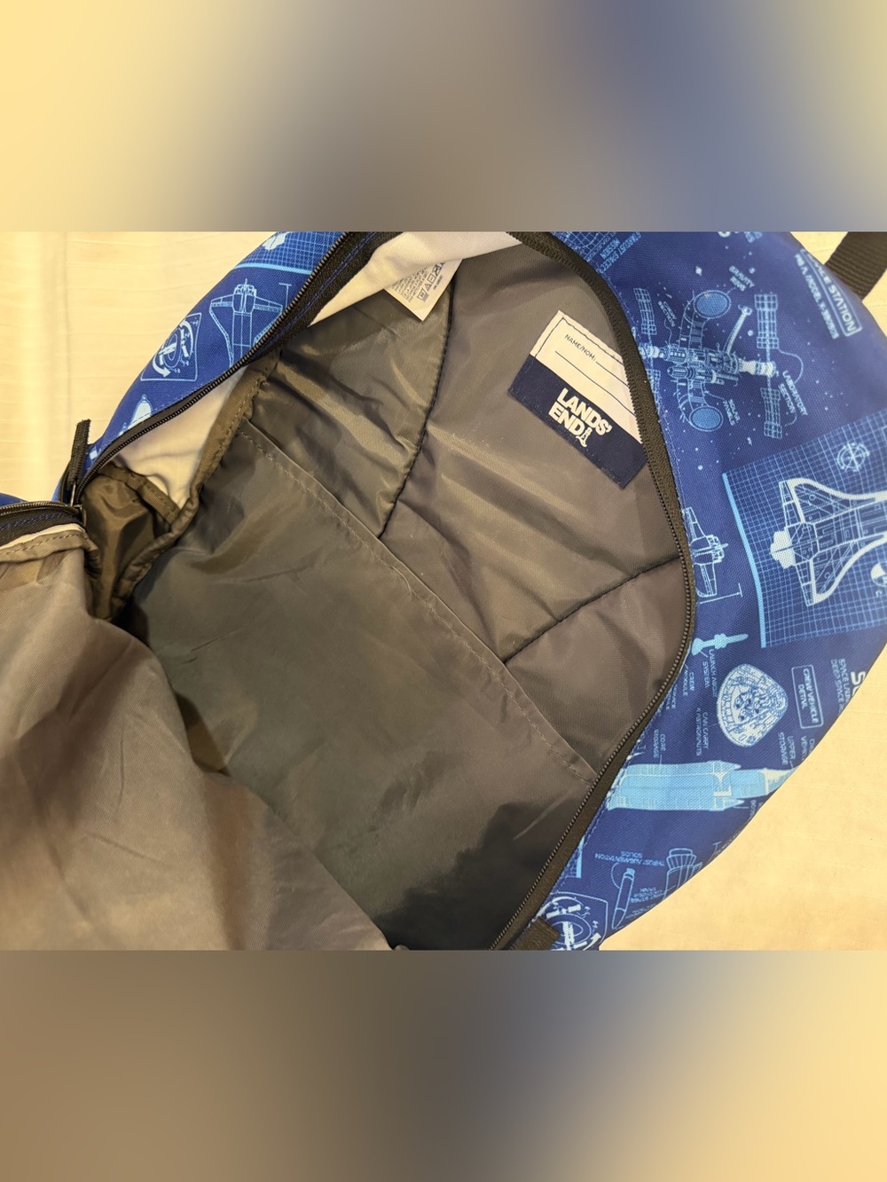 Space-Print Backpack - Picture 3 of 7